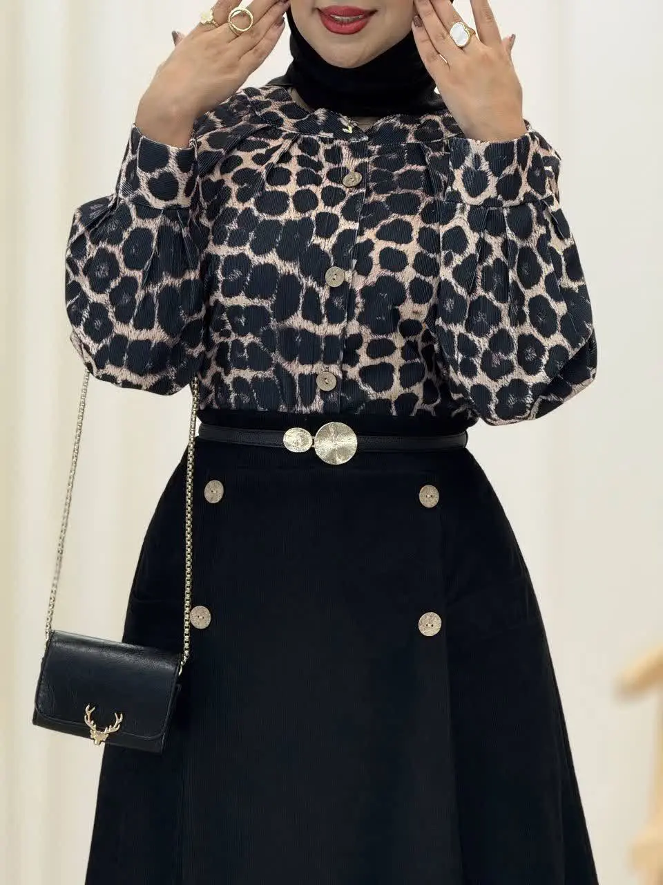 3903-شومیز و دامن هما